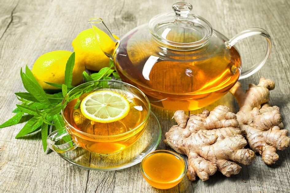 tea with ginger for potency