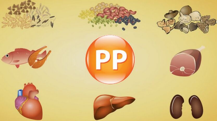 PP vitamins in the product for potency