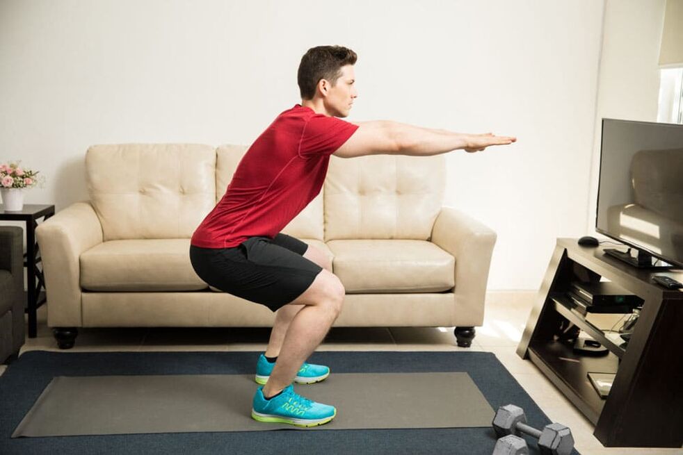Squats help develop the muscles responsible for potency